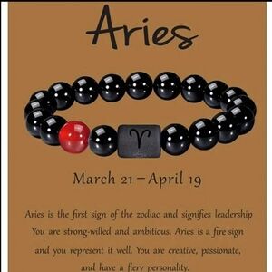 Zodiac Beaded Braided Bracelet 10mm